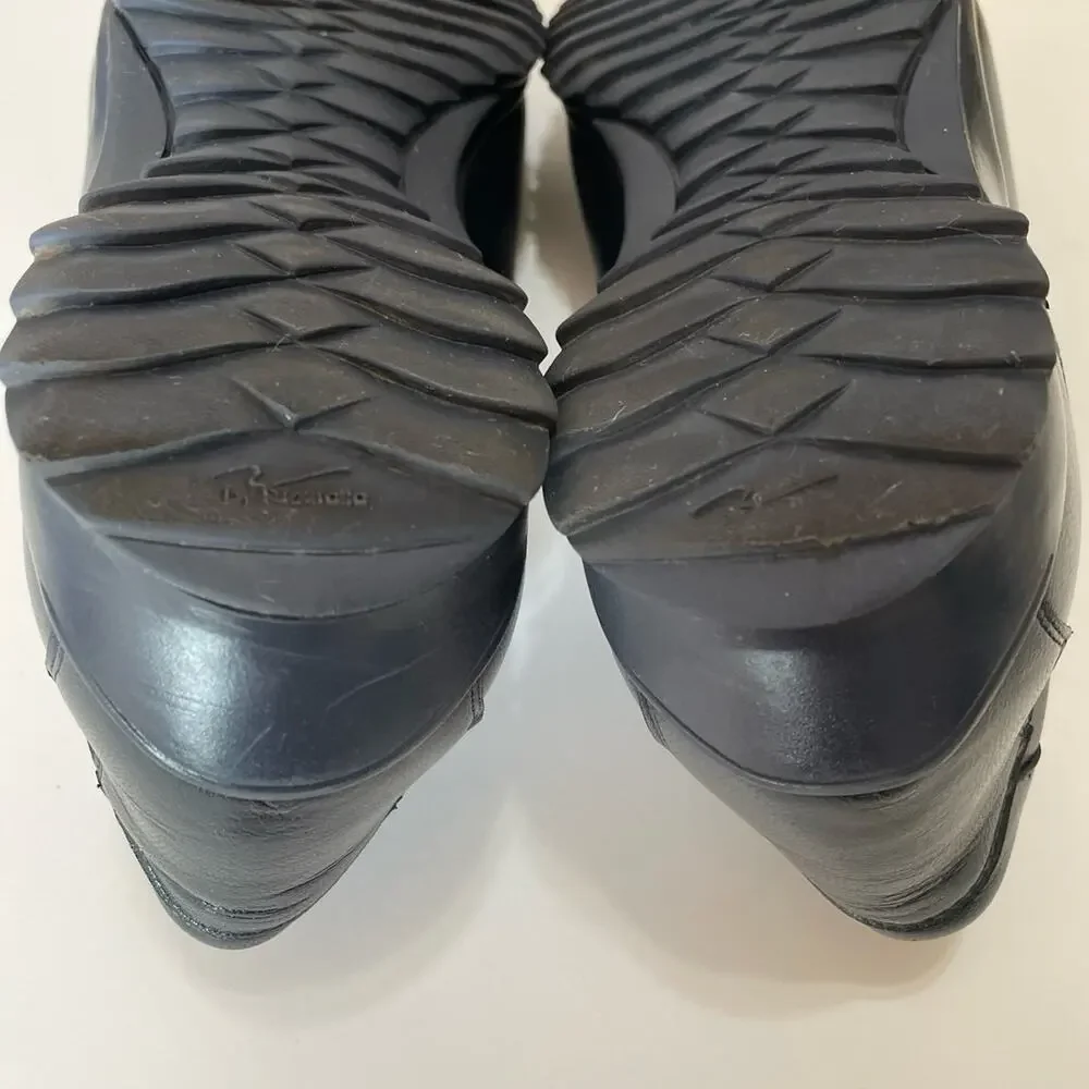 Studio Belvedere Hornback/Calf Men’s Size 10 Shoes Night Blue - Picture 8 of 12
